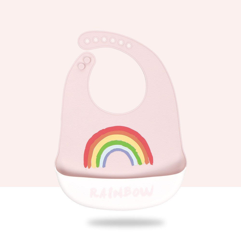 Baby Cartoon Silicone Bib Waterproof And Dirt-proof Super Soft 3035432695798
