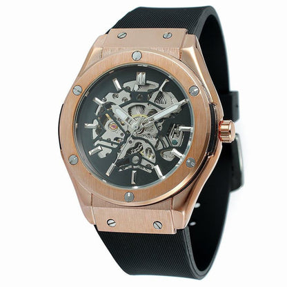 Vintage skeleton mechanical watch 303735774418