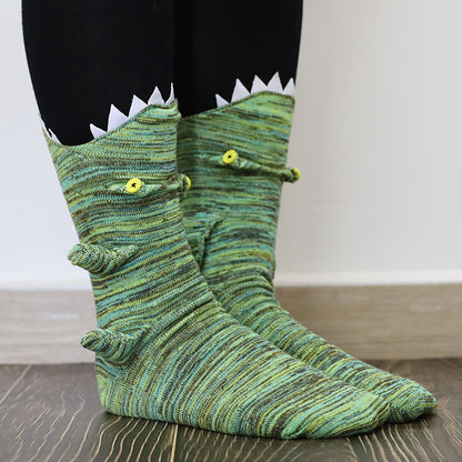 Funny Shark Chameleon Cartoon Socks 303b6892 50e8 4f0f b665 cafd0dec07c0