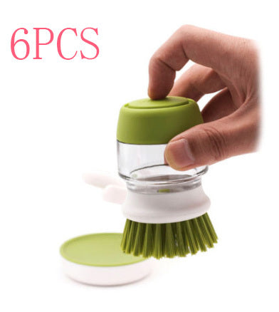 Dishwashing And Pot Washing Brush With Liquid Soap For Tableware 3040294836815