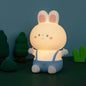Rabbit Silicone Lamp USB Charging Dimming Timing Colorful Light Children's Birthday Gifts Led Small Night Lamp 30501d7f cd00 