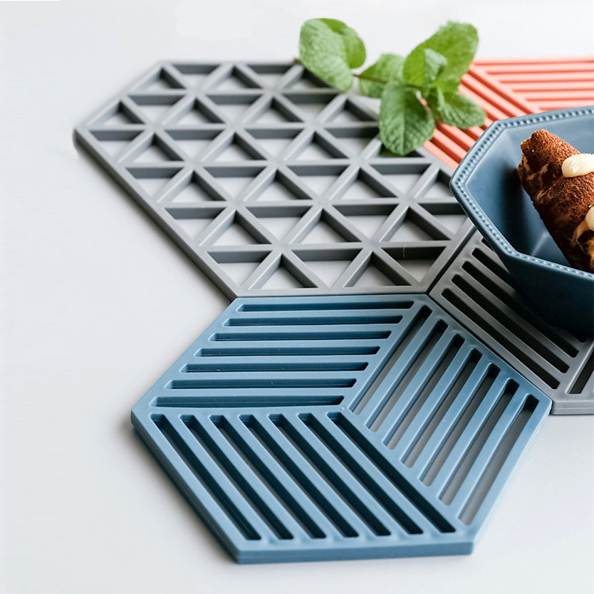 Hexagonal anti-scalding pot coaster 3050347691311
