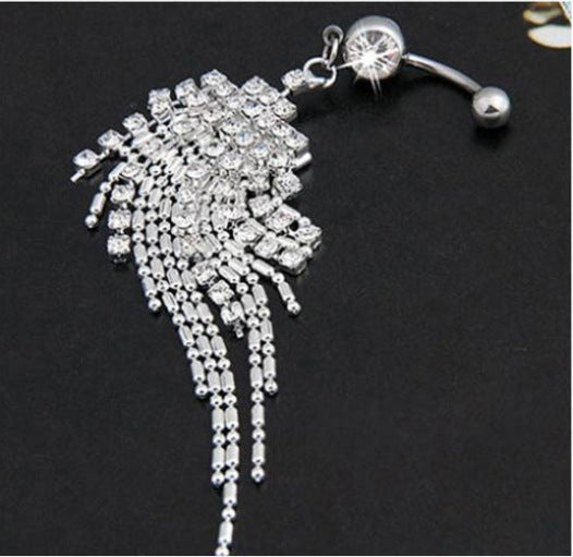 Diamond Navel Ring