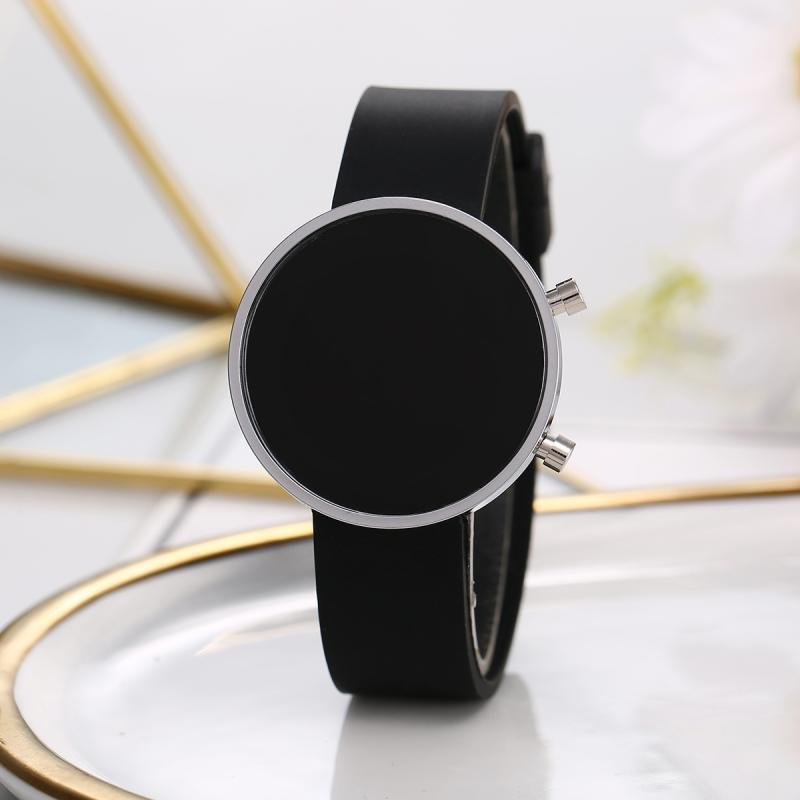 Round LED Cute Fashion Casual Metal Electronic Watch 306150e4 8056 4c4f b10d f1a2c5ae0948