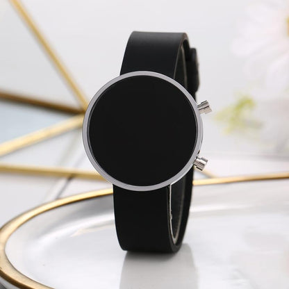 Round LED Cute Fashion Casual Metal Electronic Watch 306150e4 8056 4c4f b10d f1a2c5ae0948