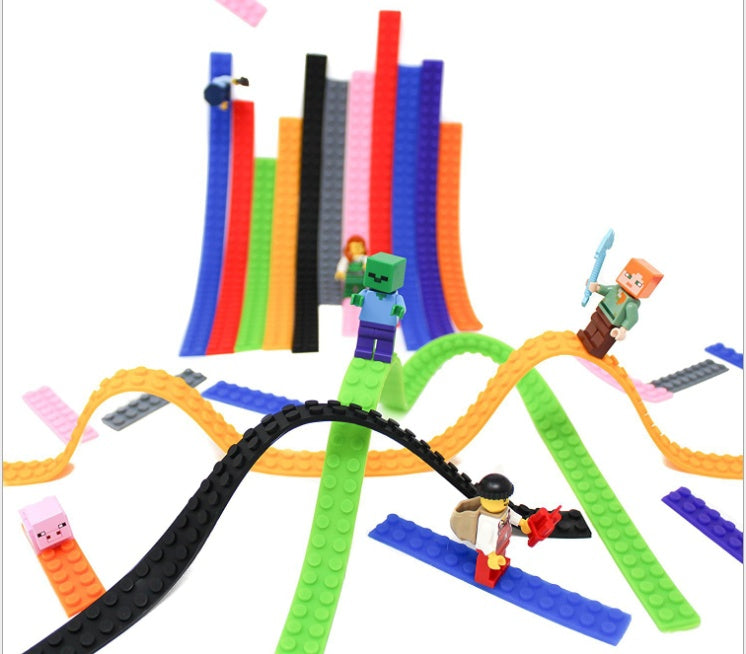 building blocks tape, silicone building blocks, building blocks, strips, no connectors 3072633954255
