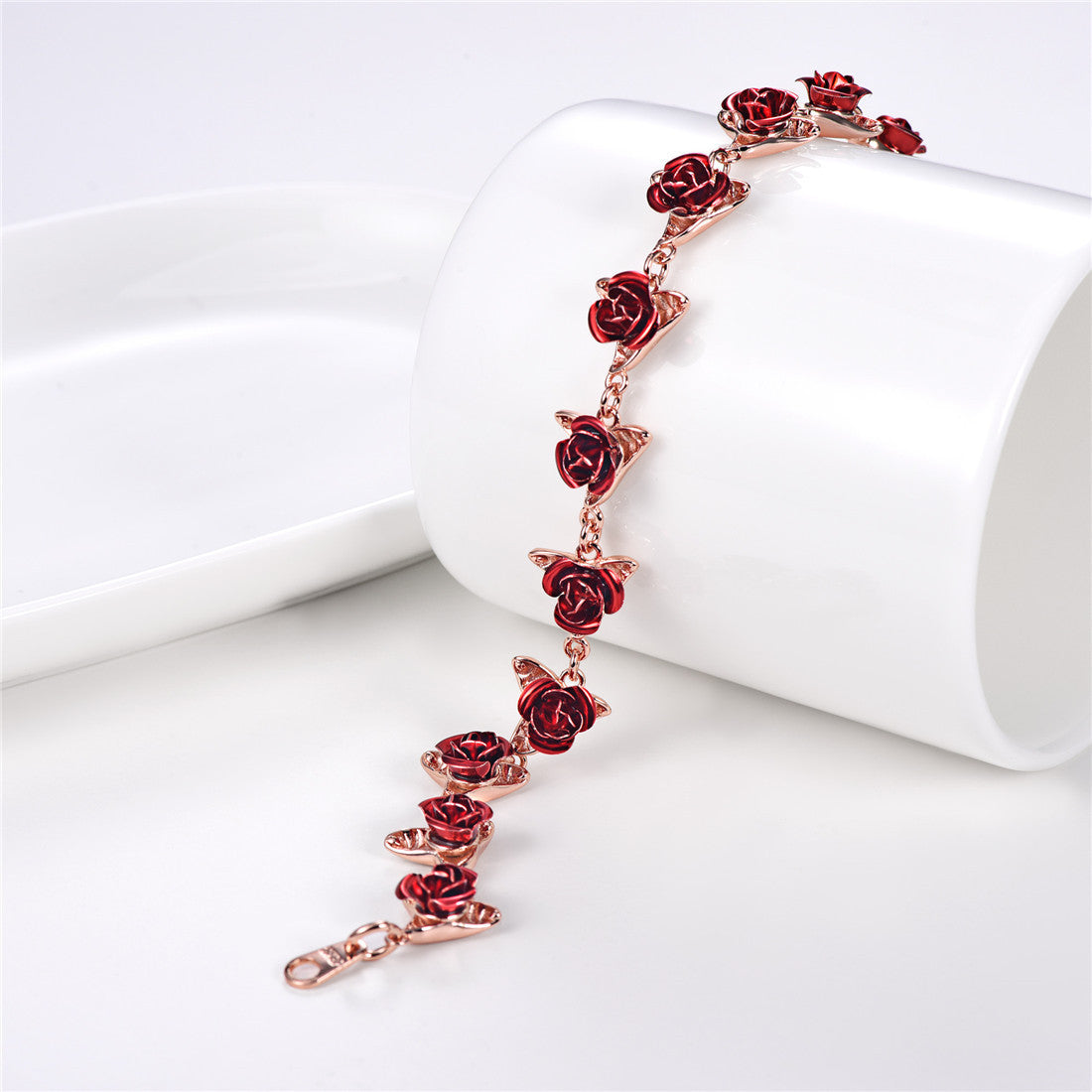 Fashion Rose Flower Bracelet 3090291819929