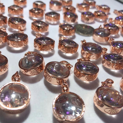 Super Seven Small Rough Stone Pendant Women's Crystal Necklace Small Pendant 309d7d6d 19eb 4f23 ab53 6e67227bc8cb