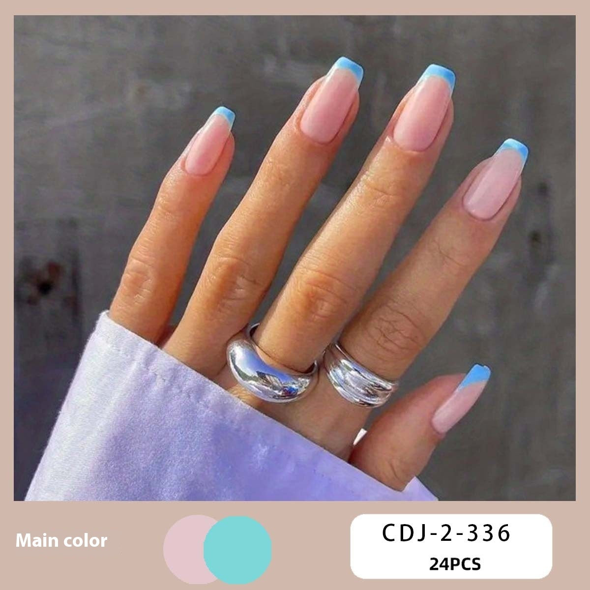 Women's European, American And French Style Pieces Fake Nail Patch 30a47061 fafd 471a acd2 77b72924973c trans