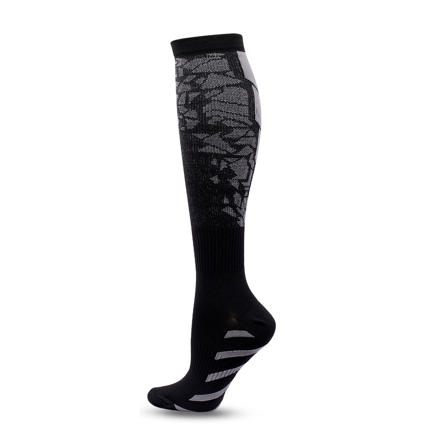 Black Heart Pattern Calf Socks Heart Pattern Running Socks 30ba6606 94eb 413a a488 e6dba01c955f