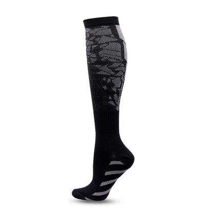 Black Heart Pattern Calf Socks Heart Pattern Running Socks 30ba6606 94eb 413a a488 e6dba01c955f