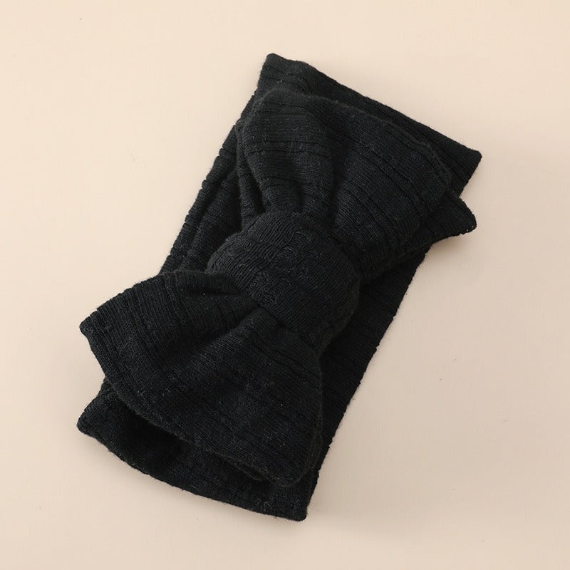 Cute Bowknot Cotton Elastic Baby Hair Band 30bfe9d4 4cc1 4da3 a5fa 2e4d1aac7db1