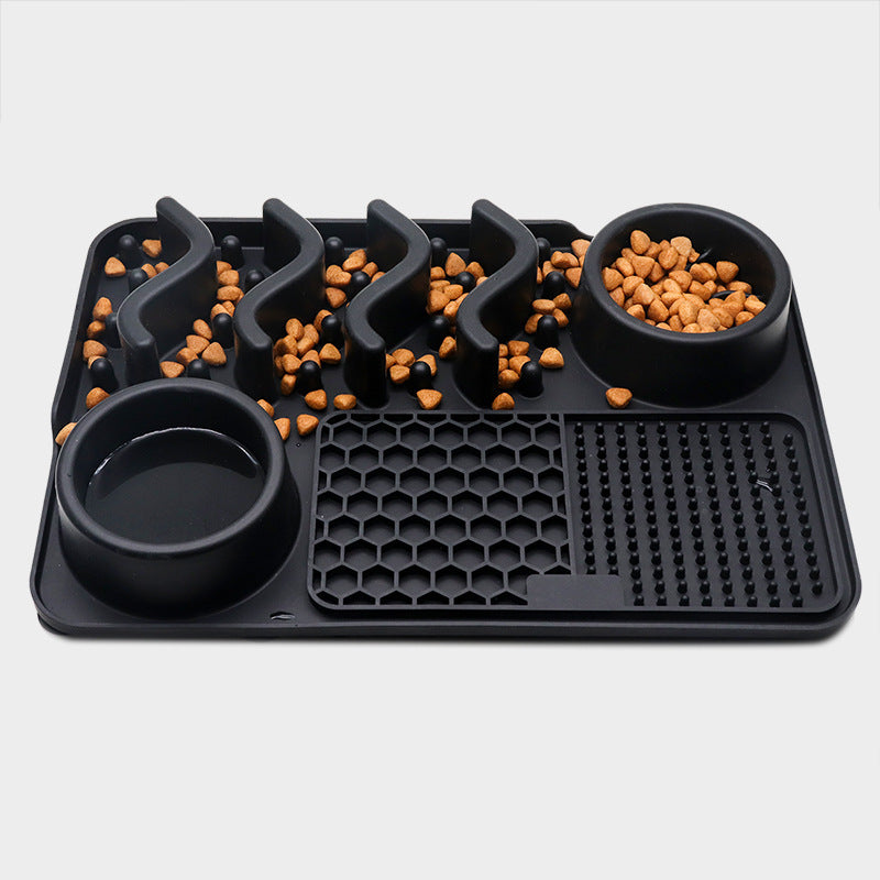 Dog Silicone Licking Pad Pet Licking Mat Silicone Smelling Mat Multifunctional Food Bowl Pets Supplies 30c6ae38 6cef 4469 877
