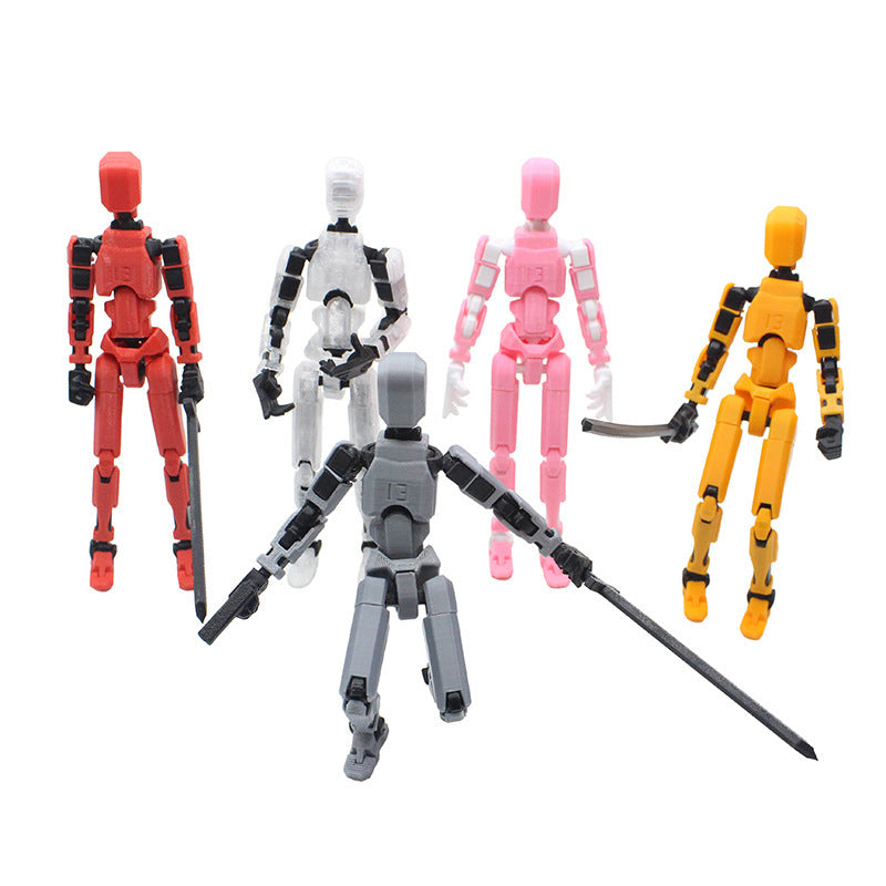 3D Printing More Than Movable Joint Doll Lucky 13 Full Body Movable Robot - HD Wireless Product #2