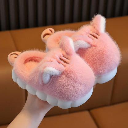 Women's Cotton-padded Shoes Cute Cartoon Cat's Paw Velcro Plush Shoes 30d5ad97 763a 47d4 b3fd 9c1c29acd2ce