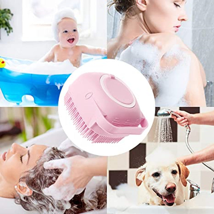 Heart-shaped Square Shampoo, Massage, Bath, Back Rub, Silicone Soft Gel, Liquid Bath Brush 30ee3893 3897 45d6 9933 1d9425c943