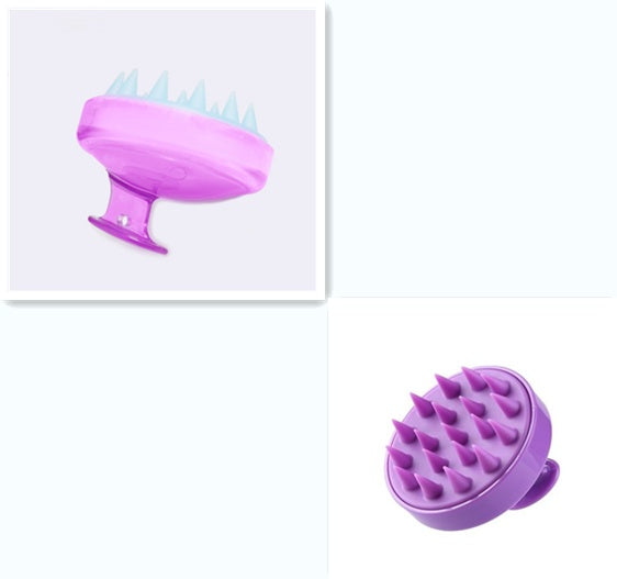 Silicone Shampoo Brush Massage Scalp Hair Brush 310439753156