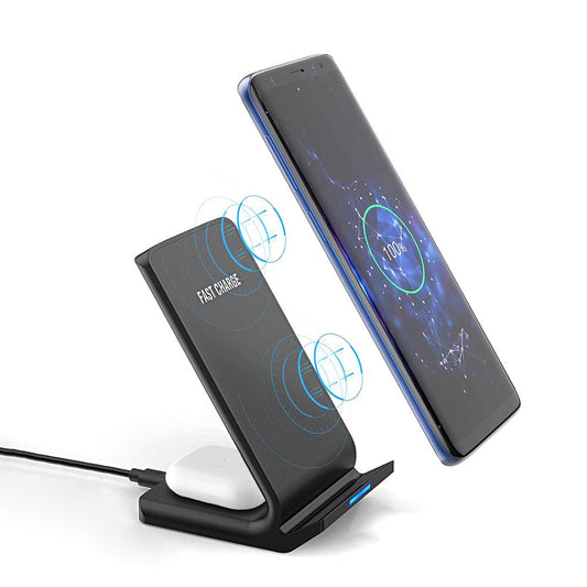 Wireless smart vertical mobile phone charger  fast charge suitable for mobile phones 3105506042415