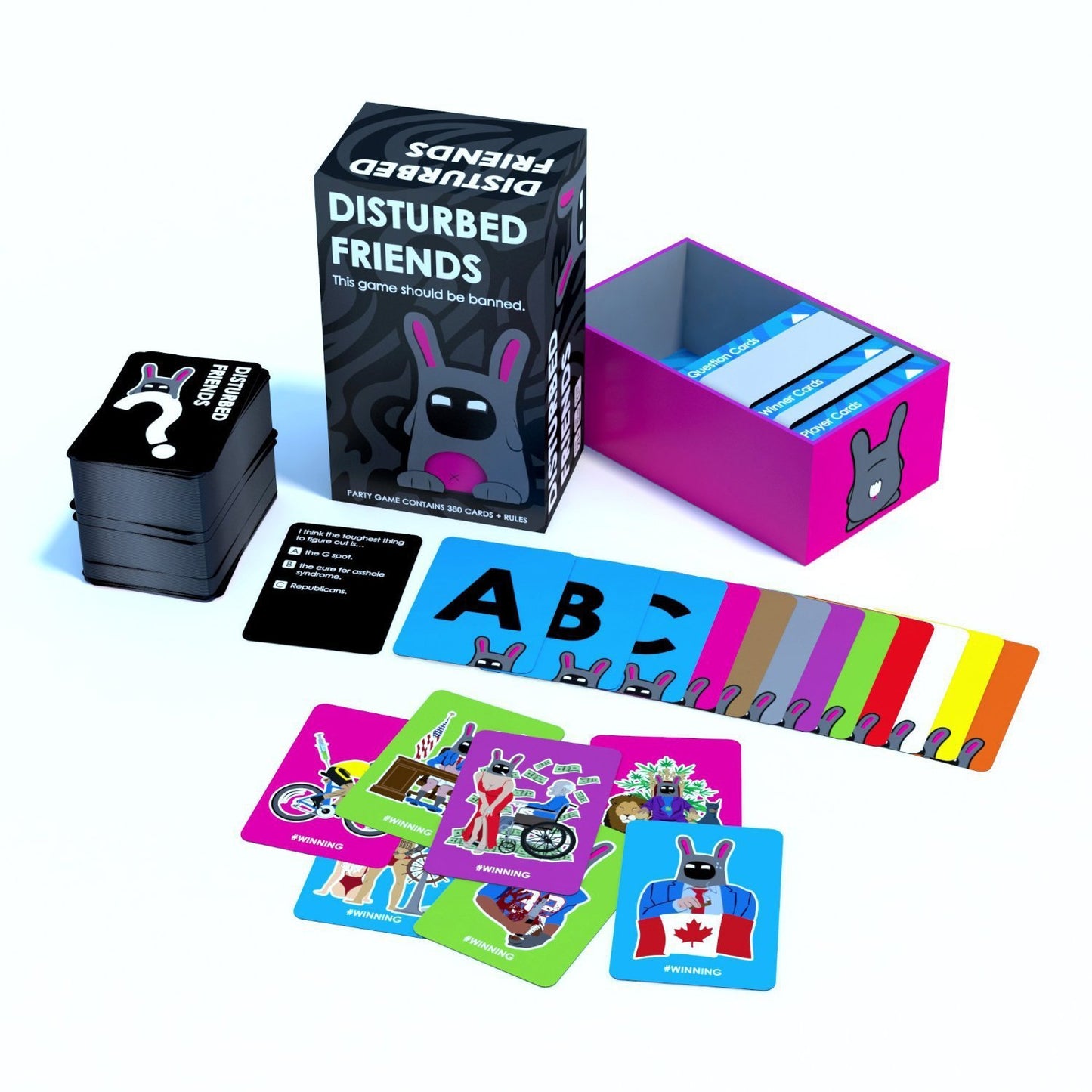 Confused friends expanded version of the board game card 31070678446272