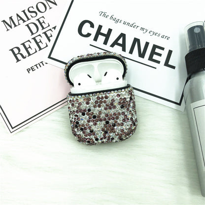 Compatible with Apple, Headphone rhinestone case 3109280776732