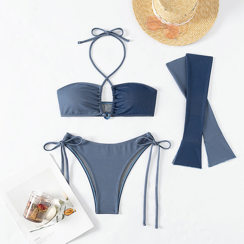 Women's Bikini Lace-up Swimsuit Three-point 310d37f8 84f7 4bd9 b272 657908175b3b