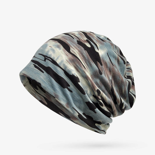 Unisex Camouflage Beanies Hats For Men and Women Flexible Turban Hats Ring Scarf Hip Hop Skullies Beanies Hedging Cap 3110020