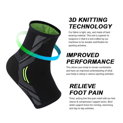 Knitted stretch ankle support 3113650212894