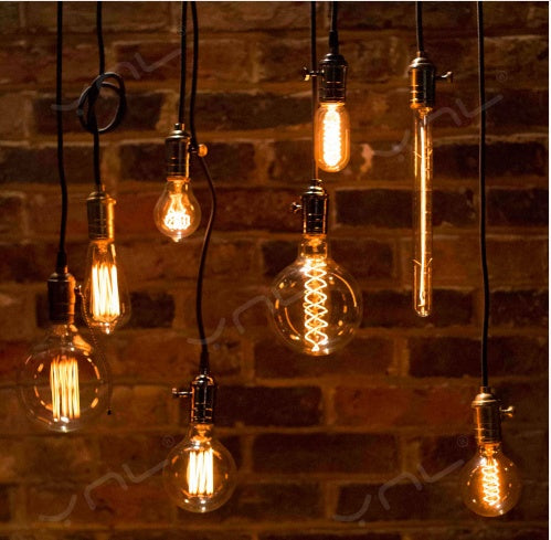 Edison Bulb E27 220V 40W ST64 A19 T45 G80 G95 G125 Incandescent filament bulb lighting Retro Edison Light Bulb 3116588369285