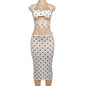Women's Fashion Personality Twist Neck Suit