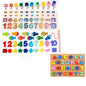 Children 3D Alphabet Number Puzzle Baby Colorful Geometric Digital Letter Educational Toy 311753073684