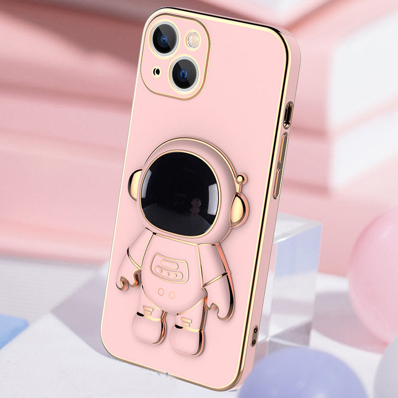 3D Astronaut Phone Case Anti-Drop Electroplating Bracket - HD Wireless Product #4