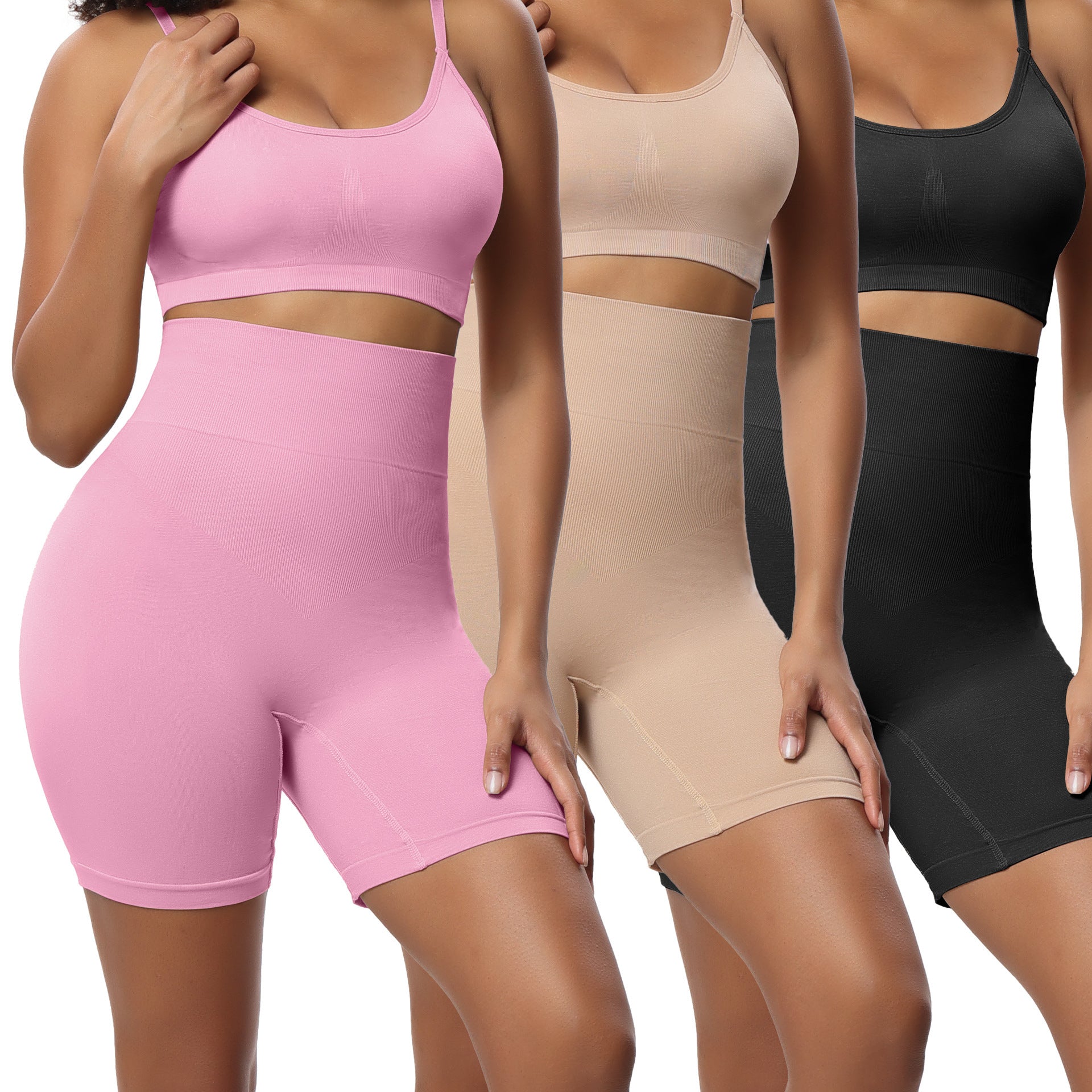 Women's Fashion Solid Color Belly Contracting And Hip Lifting Pants 31208486 2161 43cd 80af 9ad00b67386e