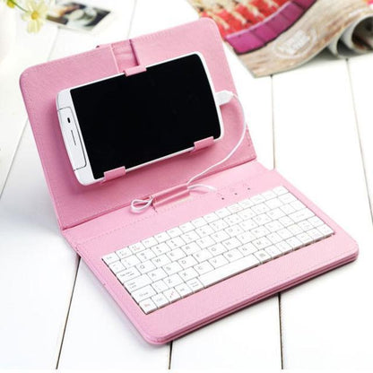 Ultra-Thin Mobile Phone Bluetooth Keyboard Leather Case 3126983538550
