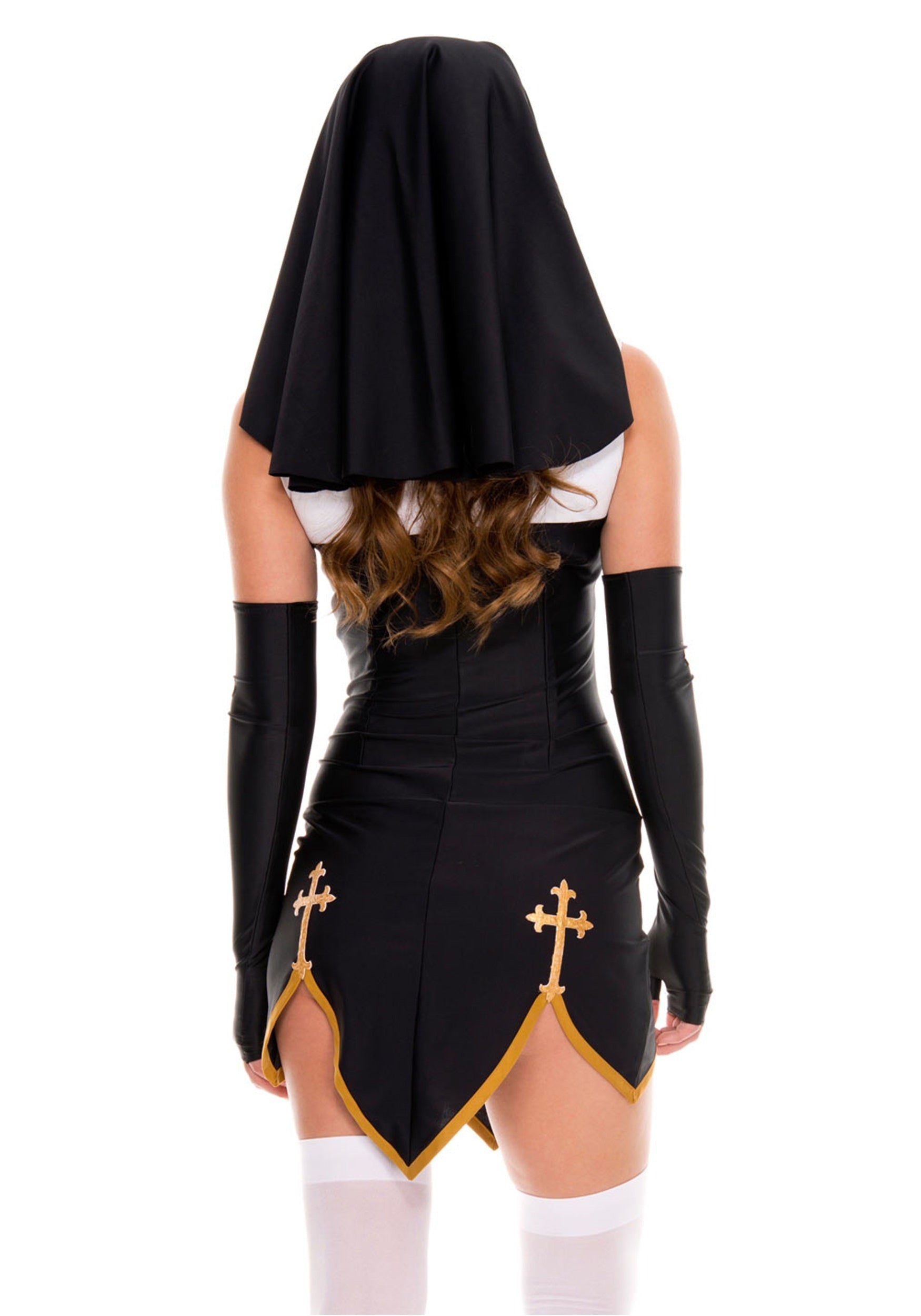 Sexy Bad Habit Nun Costume Religious Sister Fancy Dress 3138034382168