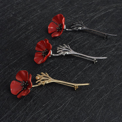 Red flower brooch 314275492216