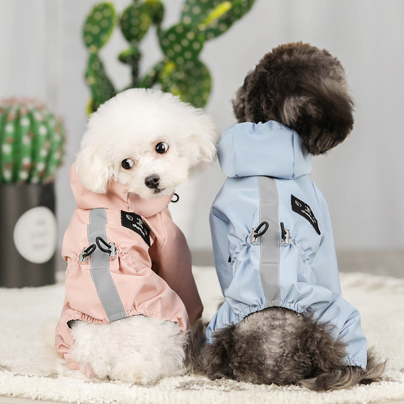 Dogs all-inclusive waterproof hooded raincoat 3145616741240