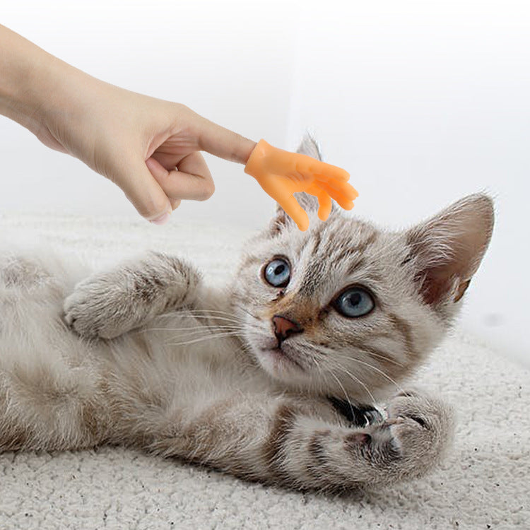 Pet Cat Touching Finger Massage Toy Funny Little Trick Small Hand Model Funny Artifact Cat Finger Stall 3146f1c9 80ed 499f b9