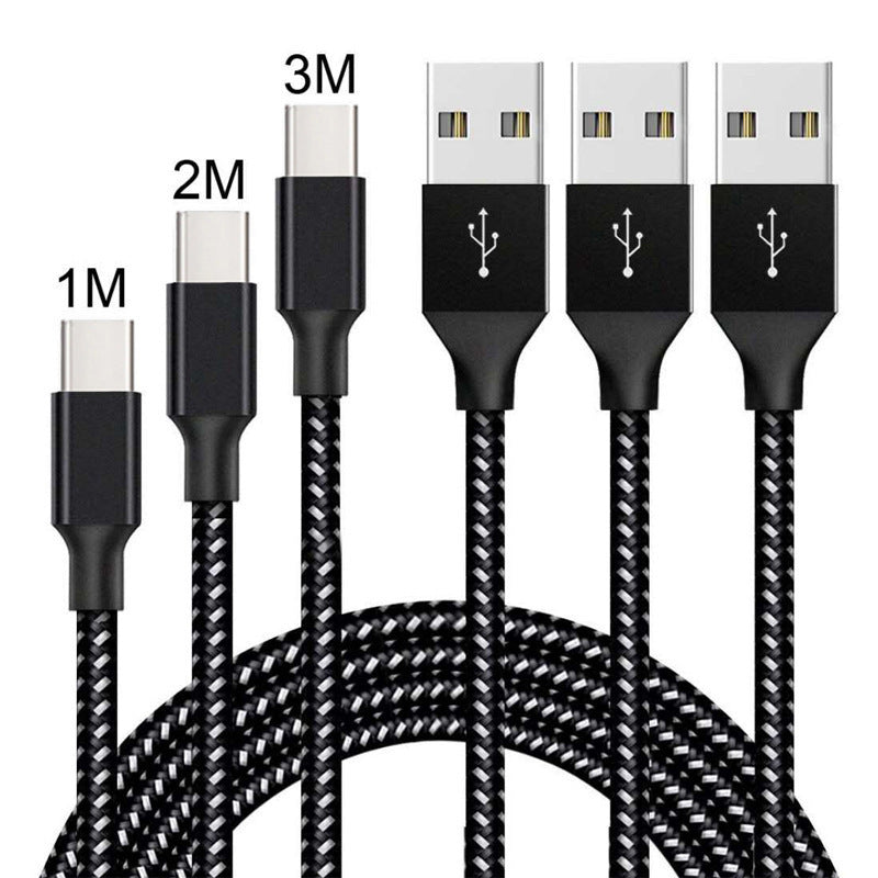 Mobile Phone USB Braided Nylon Charging Data Cable - 图片 2