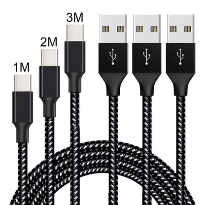 Mobile Phone USB Braided Nylon Charging Data Cable - 图片 2