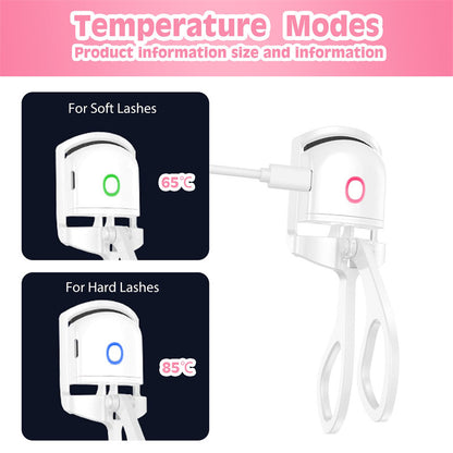 Heated Eyelash Curler Electric Temperature Control Mini Eyelash Curler Electric Portable Charging 31495cd6 74d2 4f80 8ff8 e83