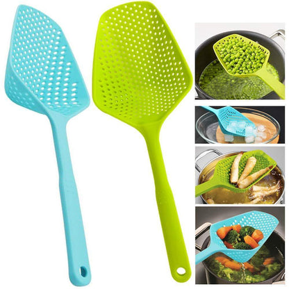 Nylon Strainer Large Scoop Colander Kitchen Appliances Spoon Shovel Soup Spoon Filter Cooking Tools Home Kitchen Accessories 
