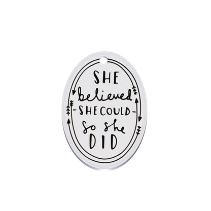 Simple Titanium Steel Can Be Customized Hangtag 31601402184942