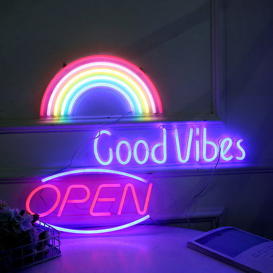LED Neon Light, Acrylic Back Panel, Room Decoration Night Light 3165099134497