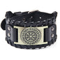 Men's wide leather bracelet 316669535496