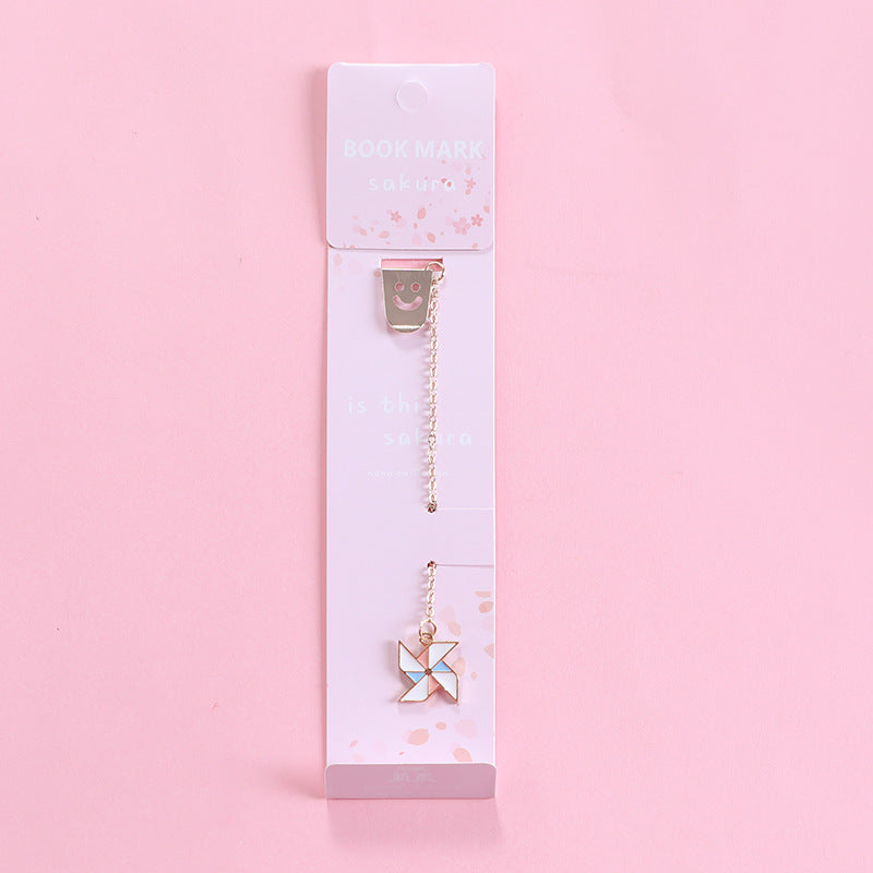 Creative Cartoon Metal Pendant Bookmark - 图片 10