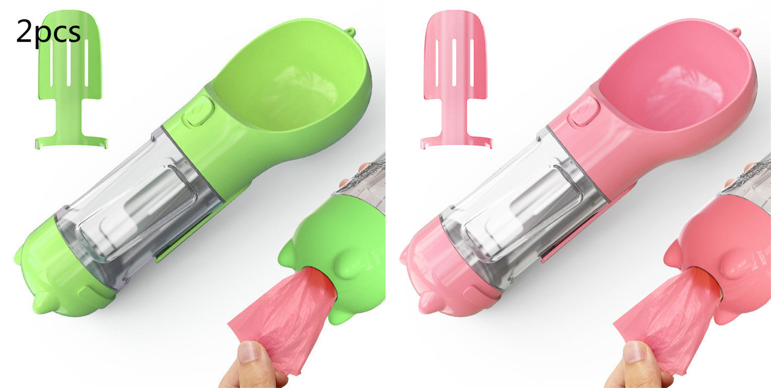 Pet Water Bottle Feeder Bowl Garbage Bag Storage Portable Pet Outdoor Travel 3 In 1 Dog Water Bottle 316d3c98 29f6 4b95 9e32 