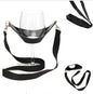 Portable Black Wine Glass Holder Strap Wine Sling Yoke Glass 3170650671744