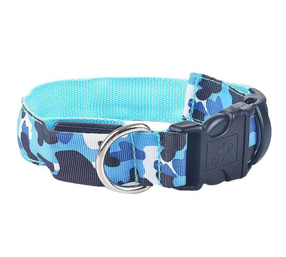 Camouflage pet supplies luminous dog collar 317300860521