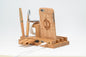 Compatible with Apple , Bamboo, wood andMobile applewatch bracket charging wooden bracket multi-function flat cell phone base - 图片 6