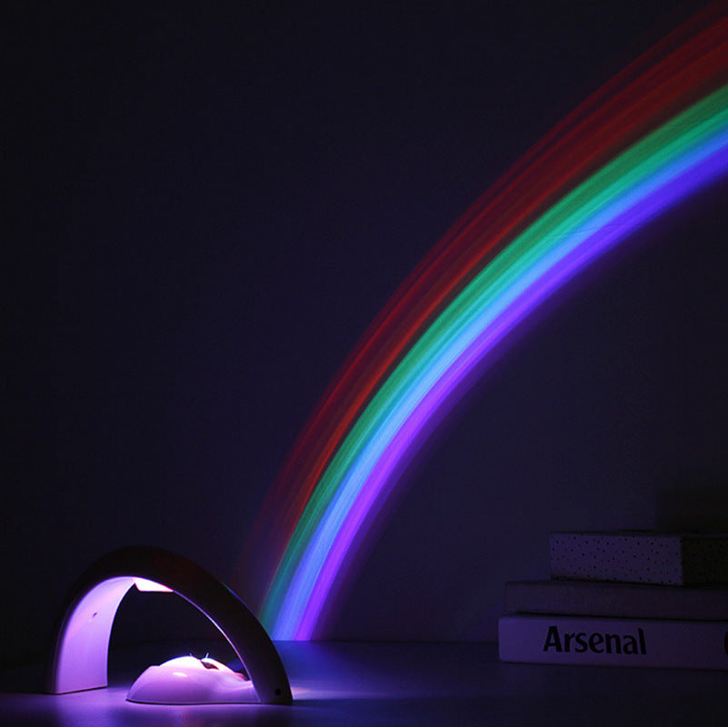 Novelty LED Romantic Sky Rainbow Colorful Projection Night Light 31785494400